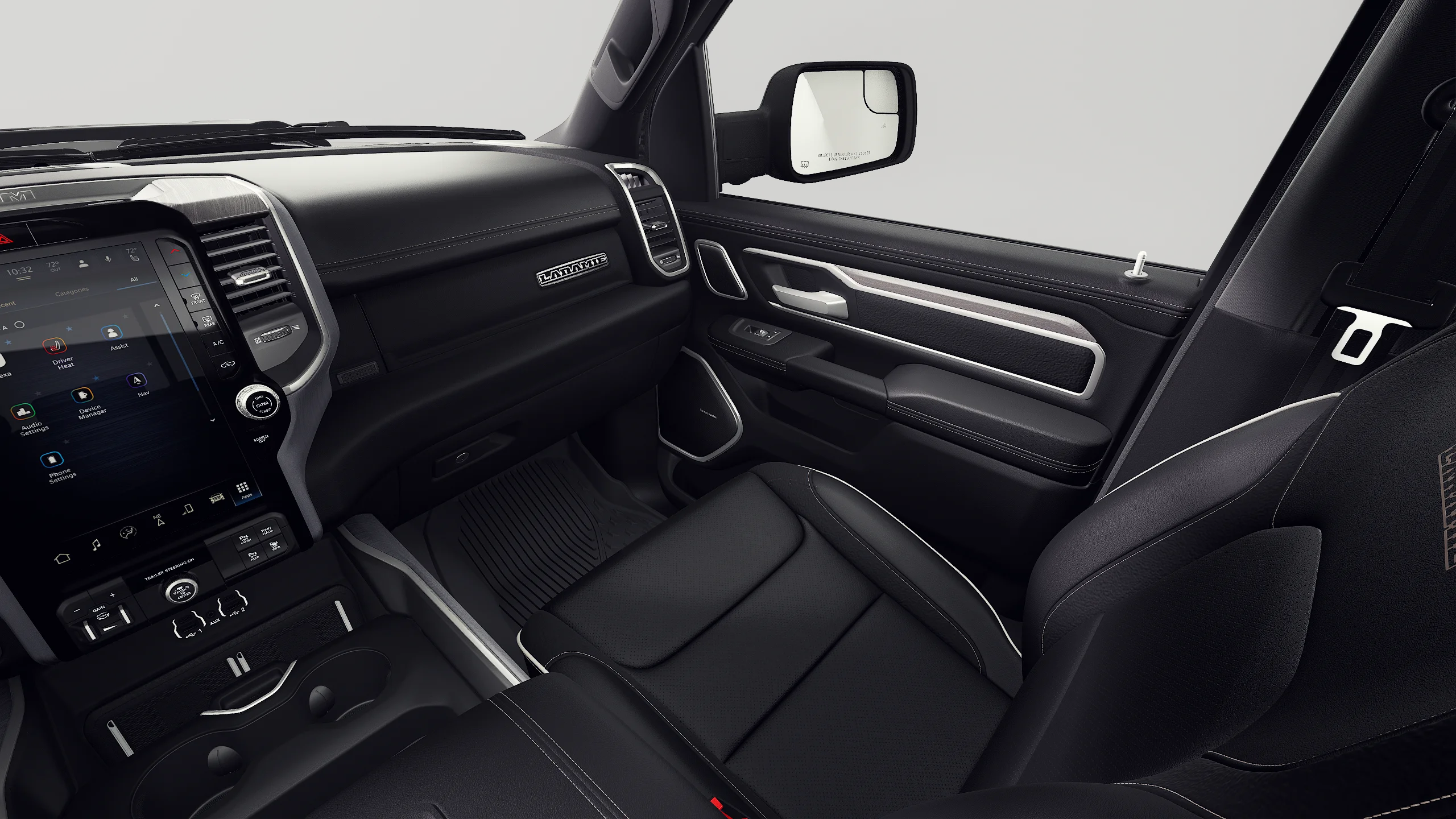 New 2027 Diamond Black Crystal Pearl-Coat Exterior Paint RAM Laramie image 19