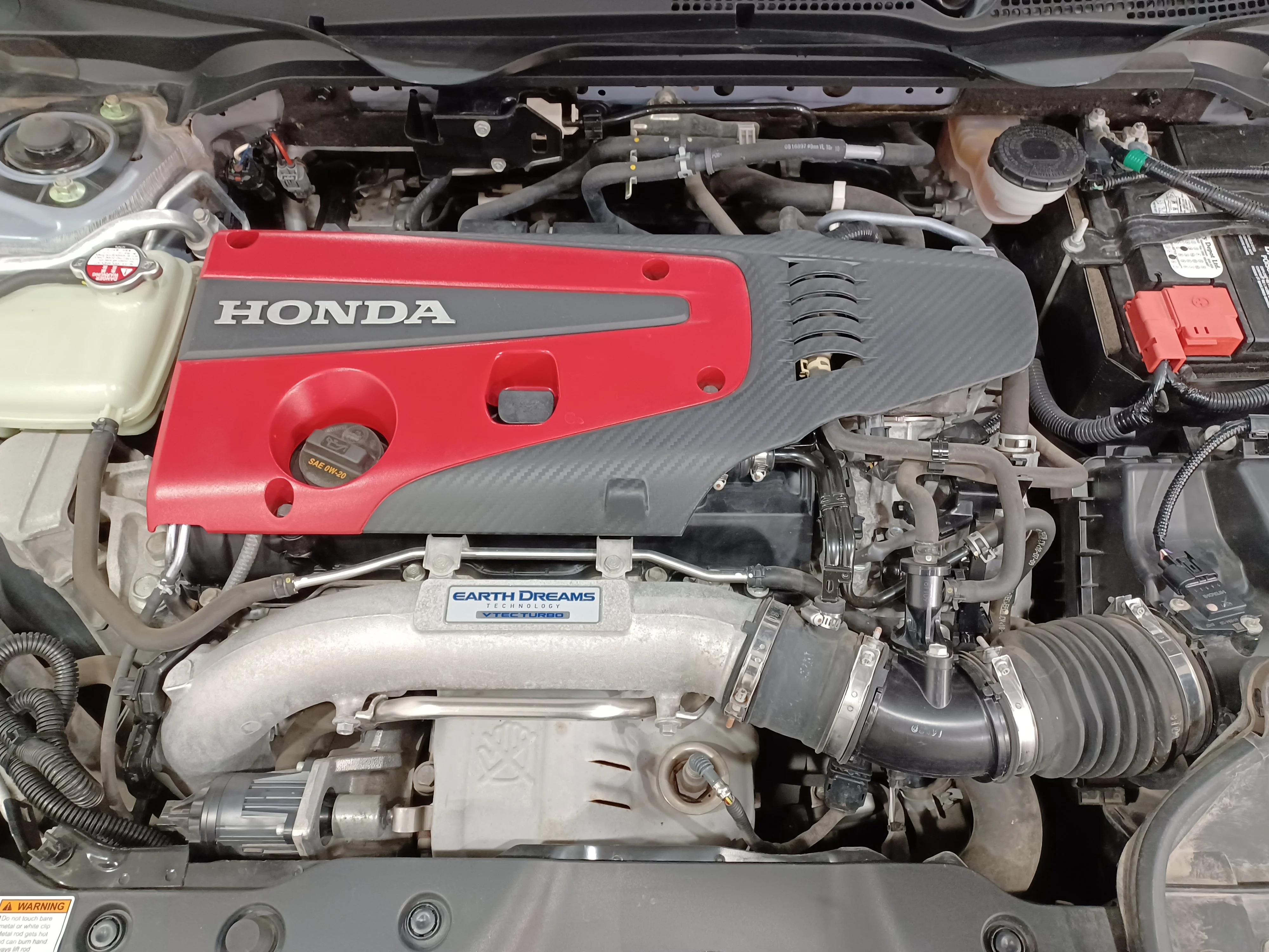 Used 2019 Sonic Grey Pearl Honda Manual*306HP!! | 6spd Manual | Sonic Grey Pearl | Red Alcantara Seats | Nav | Park Assist | CarPlay image 6