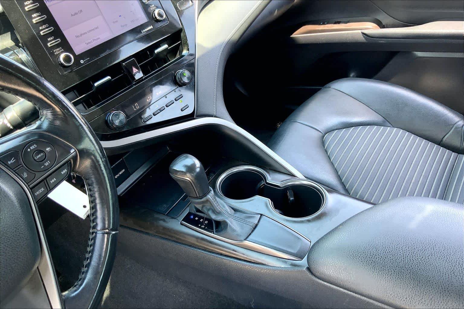 Used 2021 Celestial Silver Metallic Toyota SE image 16