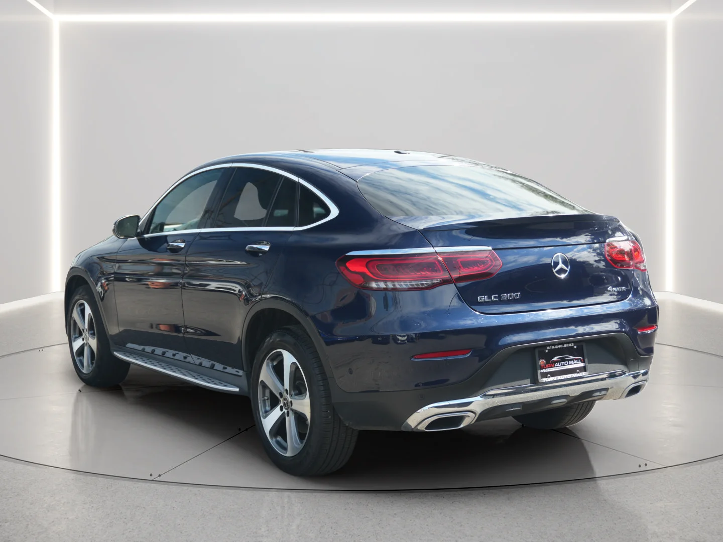 Used 2021 Lunar Blue Metallic Mercedes-Benz GLC 300 image 3