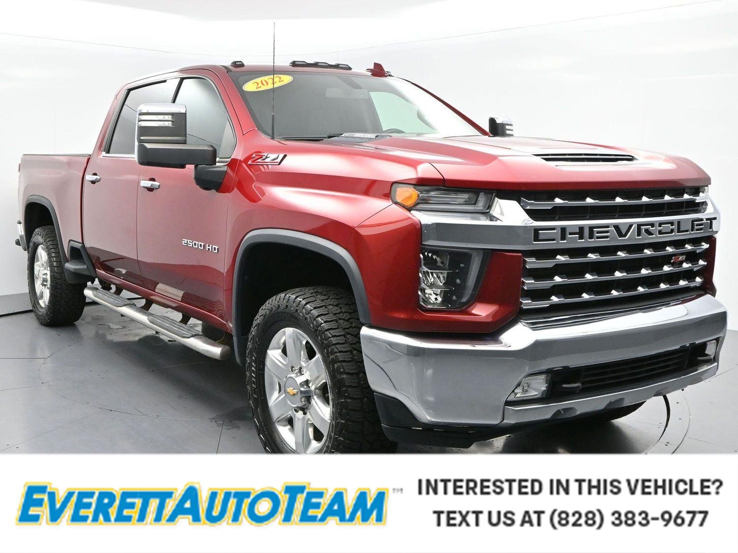 Used 2022 Cherry Red Tintcoat Chevrolet LTZ image 1