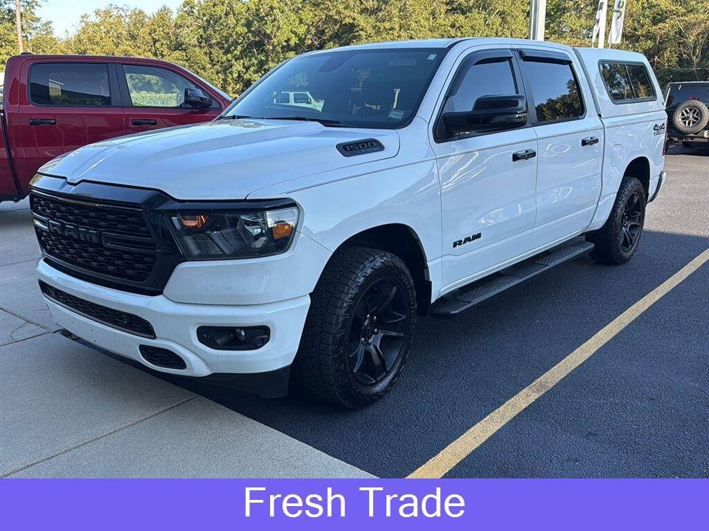 Used 2024 Bright White Clearcoat Ram Big Horn image 1