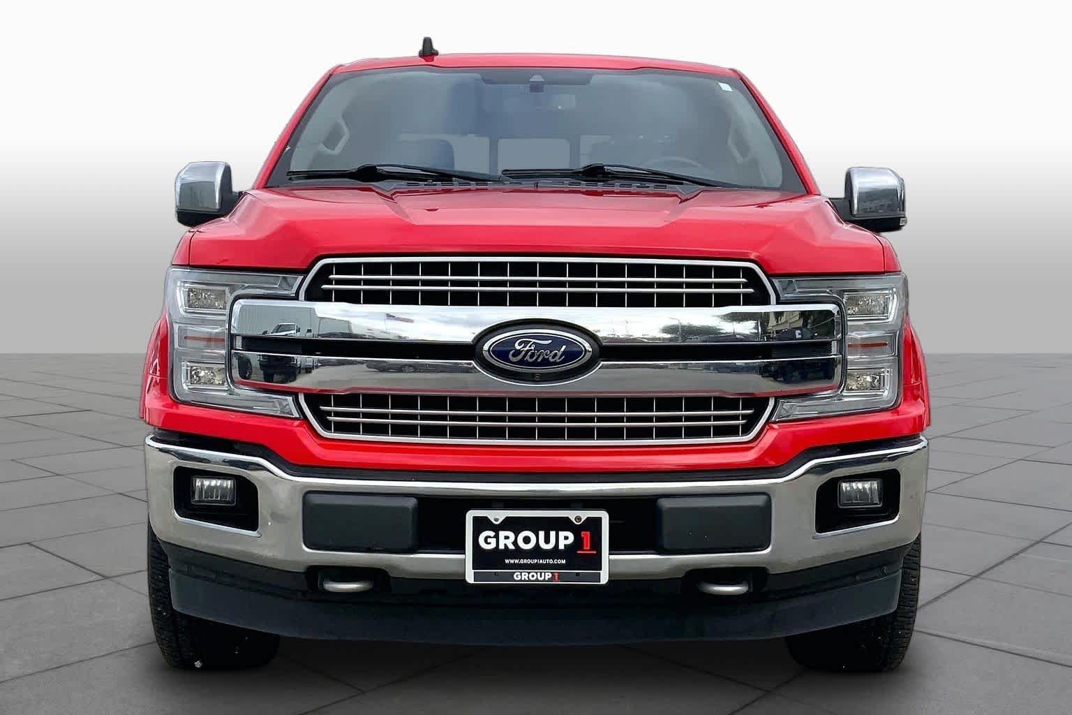 Used 2019 Race Red Ford LARIAT image 4