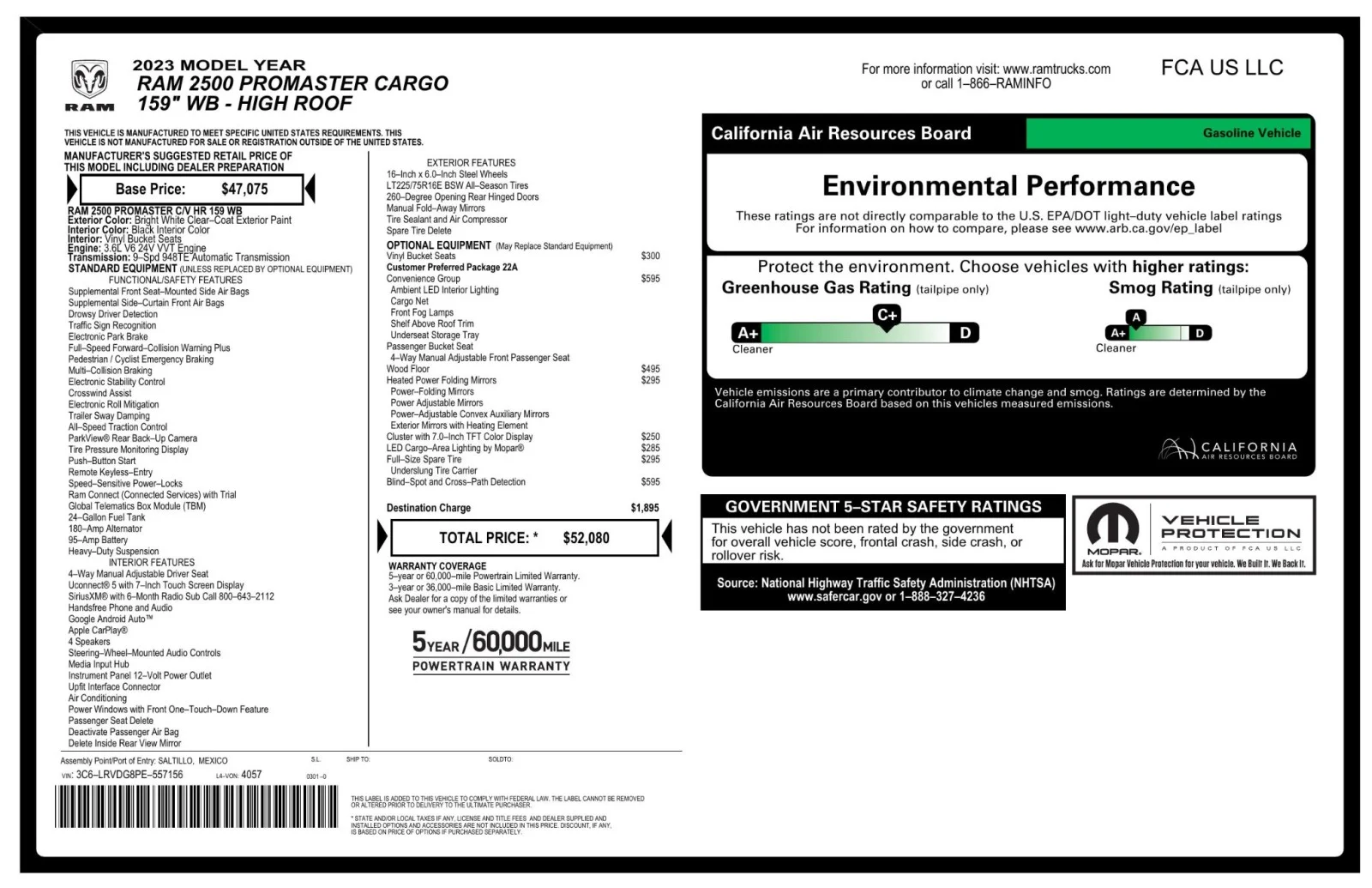 Used 2023 Bright White Clearcoat Ram 2500 HR 159