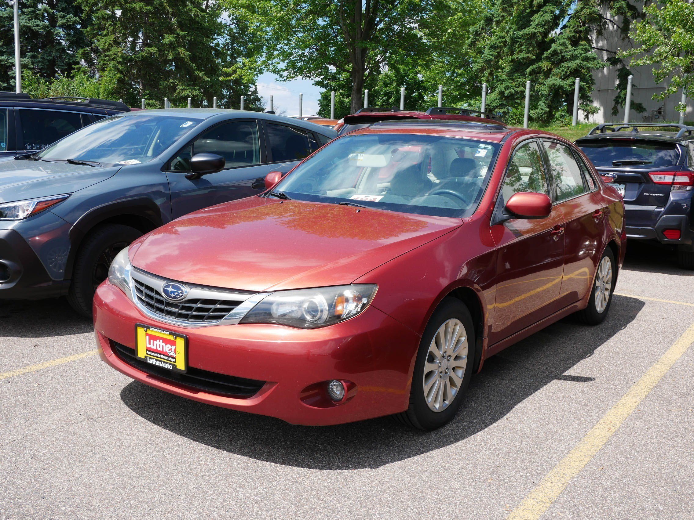 Used 2009 Paprika Red Pearl Subaru i w/Premium Pkg image 3