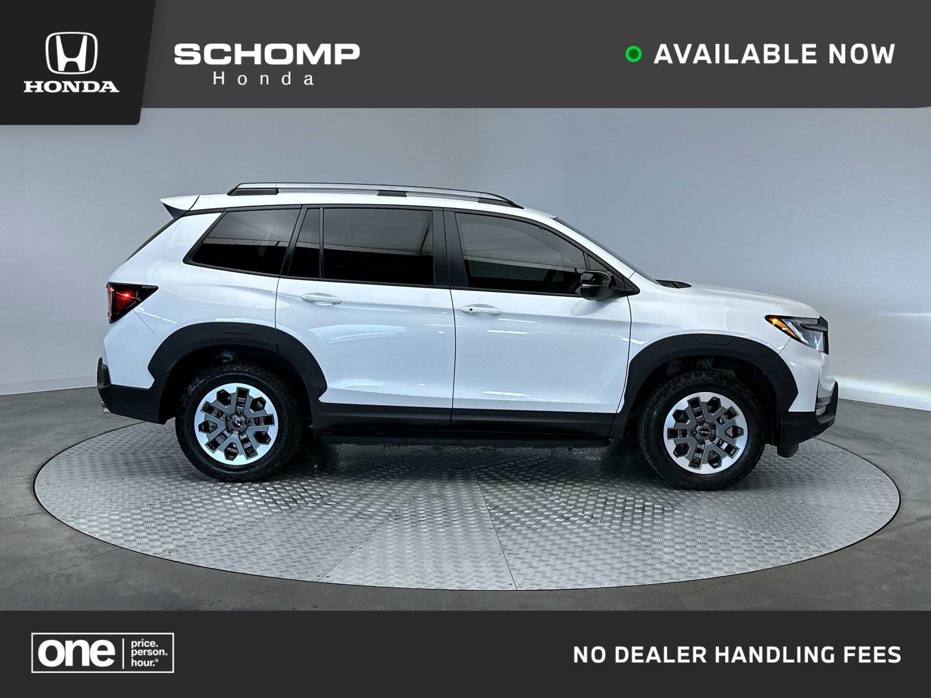 Used 2025 Platinum White Pearl Honda TrailSport image 1
