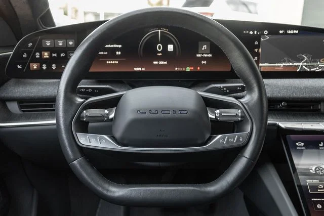 Used 2023 Infinite Black Metallic Lucid Pure image 8