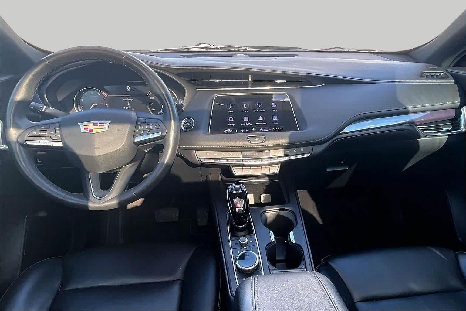 Used 2023 Stellar Black Metallic Cadillac FWD Luxury image 27