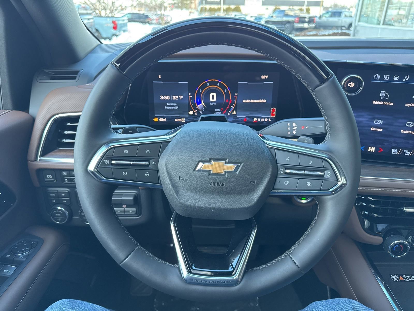New 2026 Dark Ash Metallic Chevrolet High Country Deluxe with 24in Wheels - Panoramic Sunroof - Super Cruise - Technology & Entertainment image 21