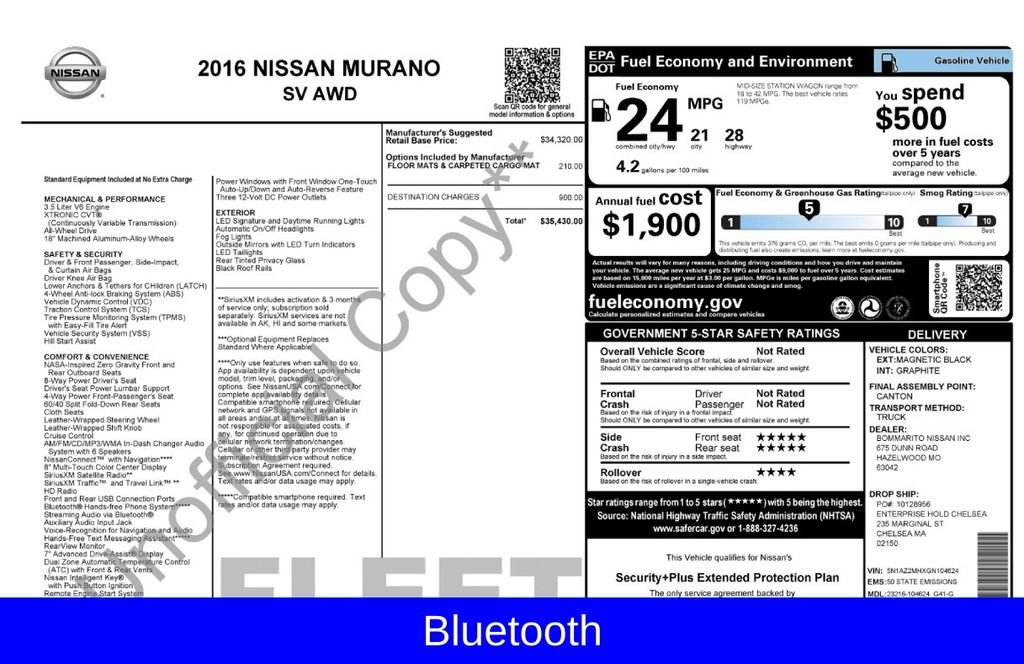 Used 2016 Black Nissan SV image 6