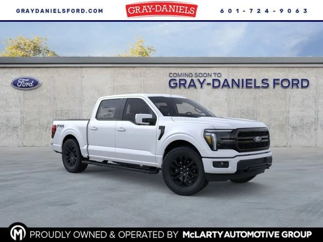 New 2026 Star White Metallic Tri-Coat Ford Lariat® image 1