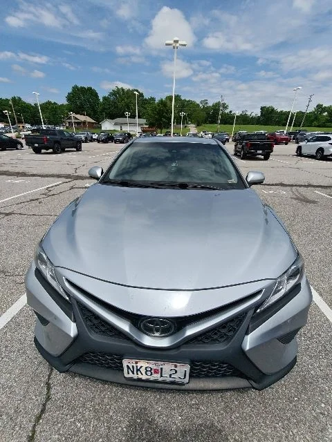 Used 2019 Silver Toyota SE image 2
