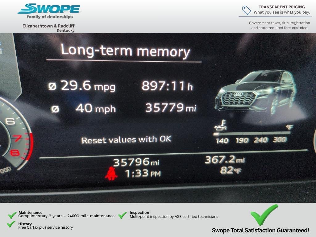 Used 2023 Glacier White Metallic Audi S line Premium Plus image 25