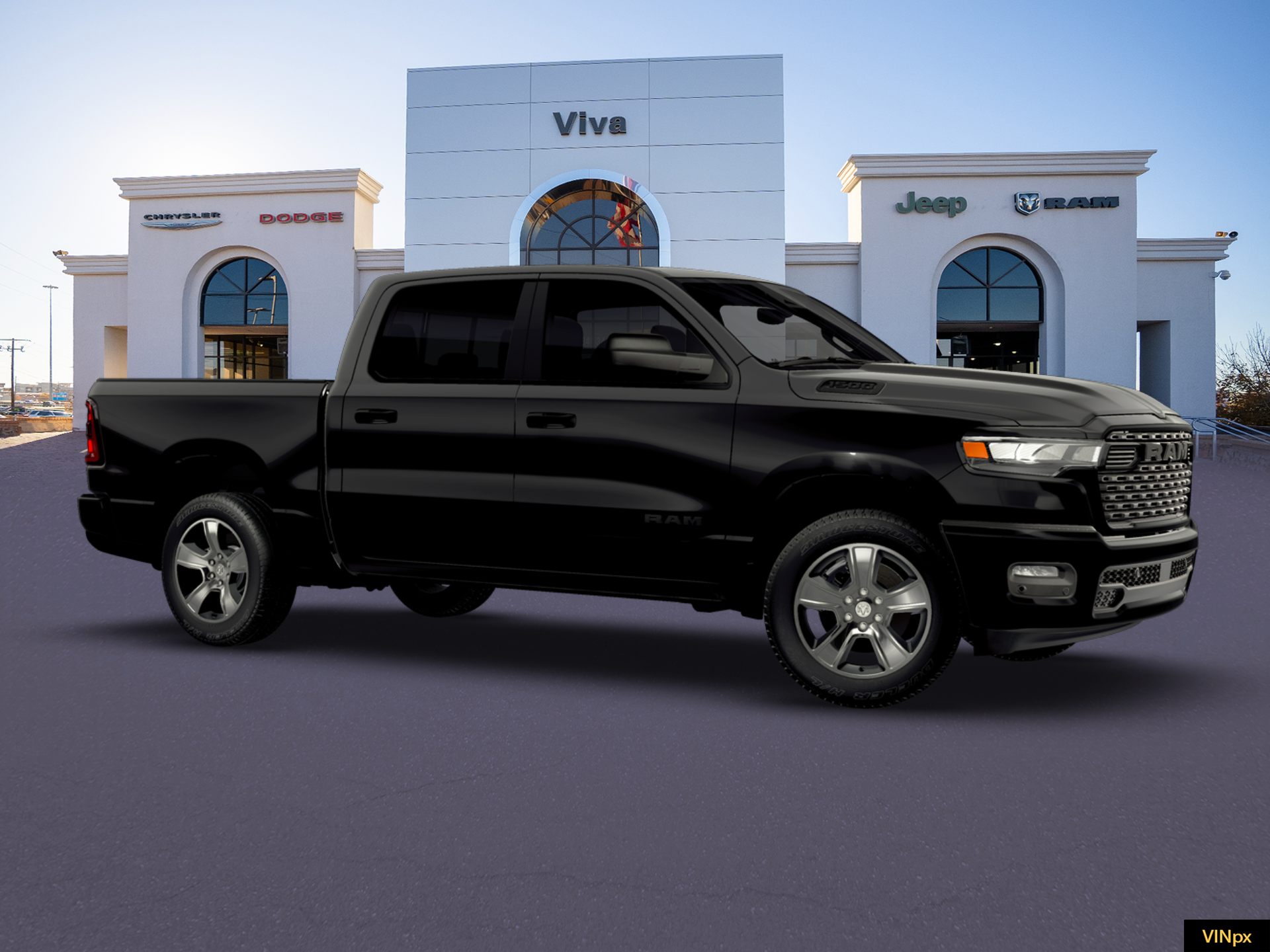 New 2026 Diamond Black Crystal Pearlcoat RAM Express image 10