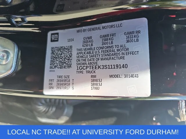 Used 2025 Black Chevrolet Trail Boss image 32
