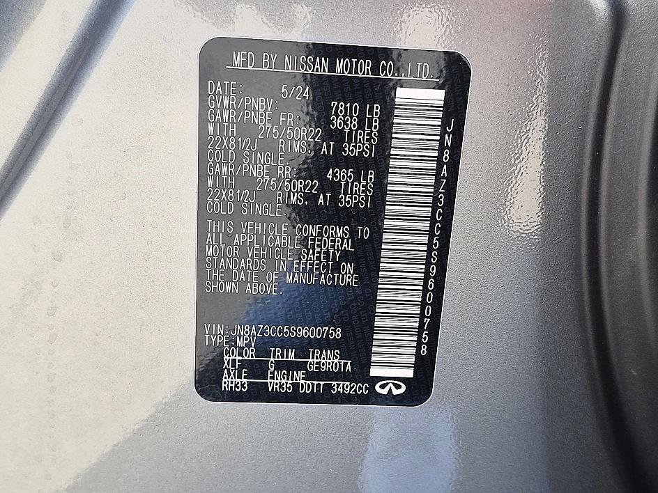 Used 2025 Dynamic Metal/Black Obsidian INFINITI AUTOGRAPH image 40
