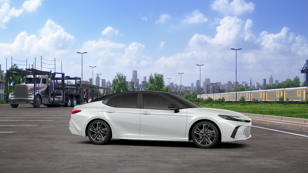 New 2027 Wind Chill Pearl with Midnight Black Metallic roof Toyota XSE image 13