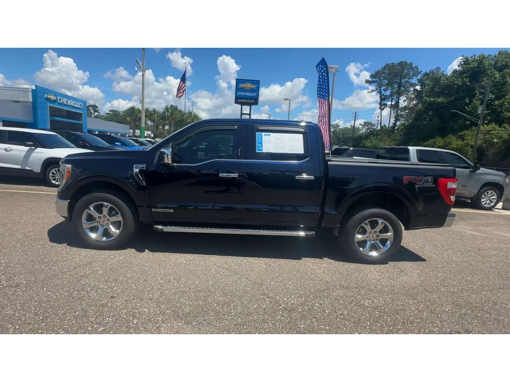 Used 2021 Blue Ford Lariat image 2