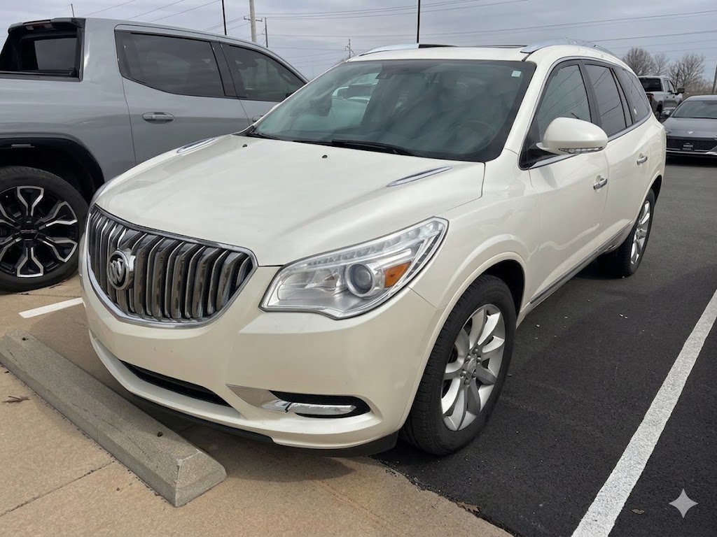 Used 2015 Buick Enclave Premium with VIN 5GAKRCKD0FJ125522 for sale in Savoy, IL
