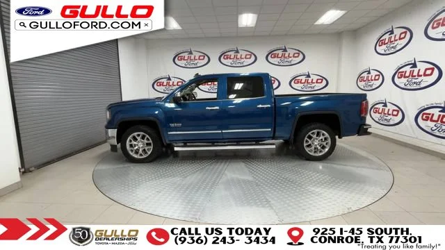Used 2018 Stone Blue Metallic GMC SLT image 5