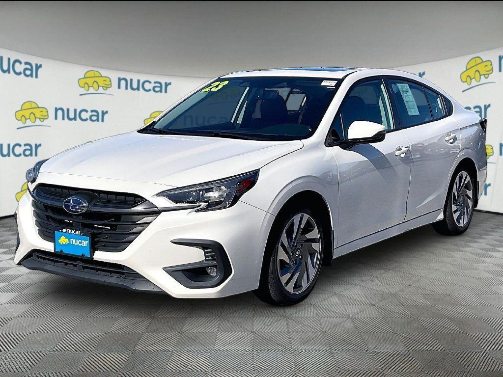 Used 2023 Crystal White Pearl Subaru Limited image 3