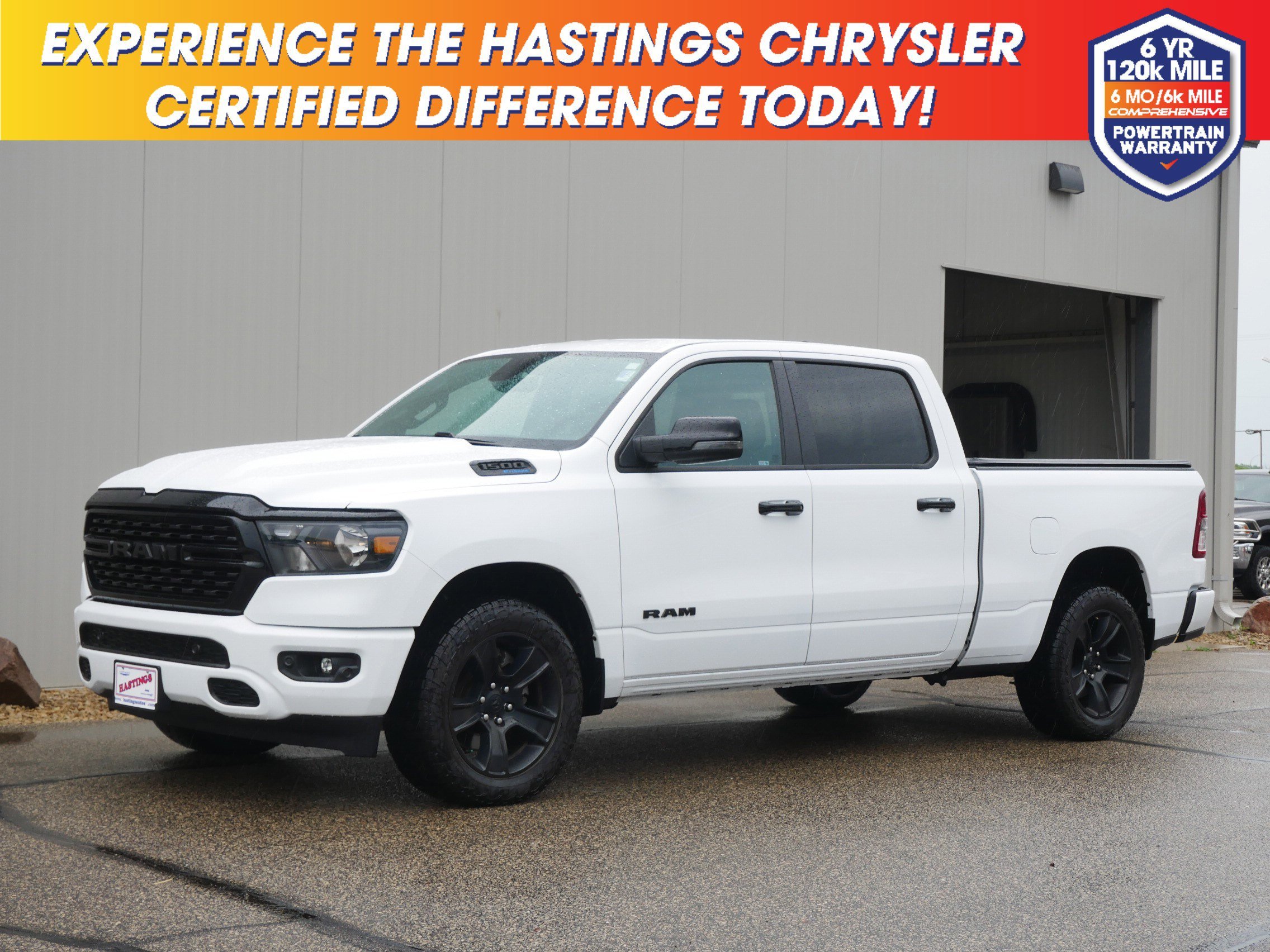 Certified Used 2023 Bright White Clearcoat Ram Big Horn image 1