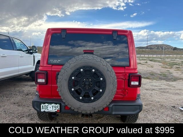 Used 2018 Firecracker Red Clearcoat Jeep Unlimited Sahara image 7