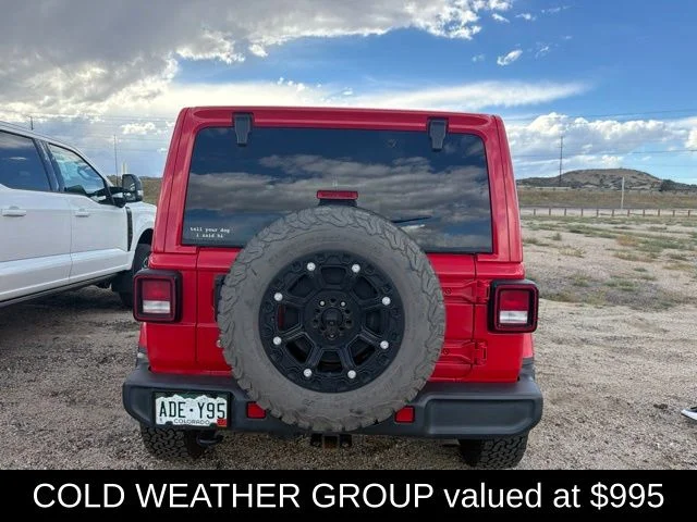 Used 2018 Red Jeep Unlimited Sahara image 7