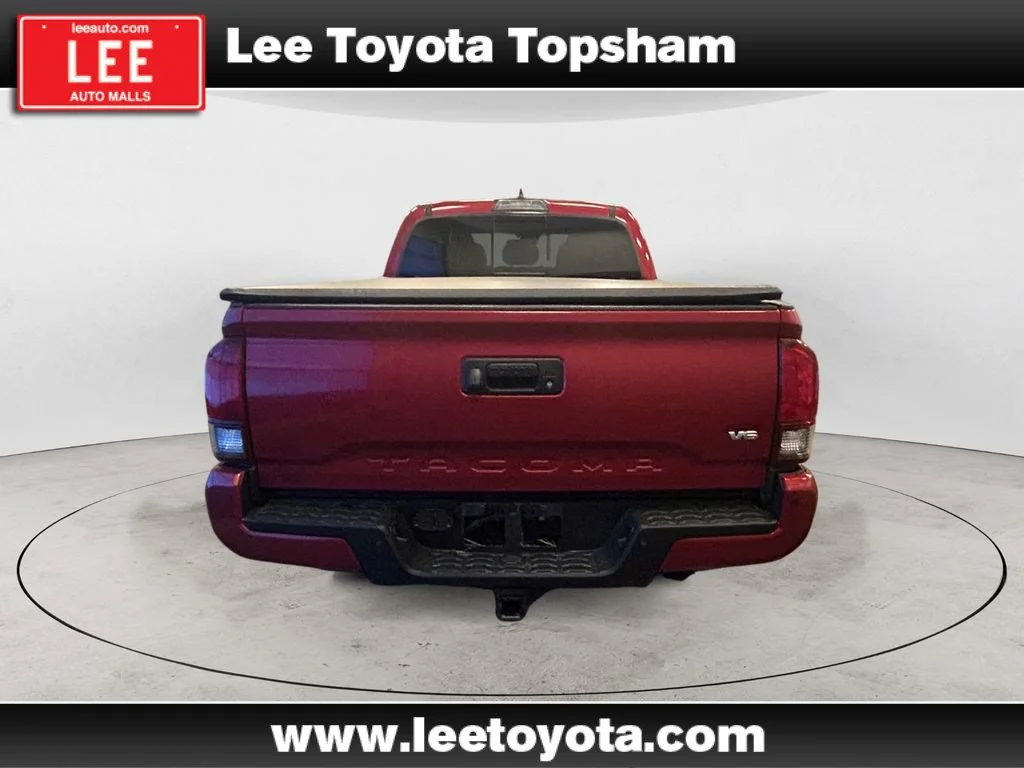 Used 2019 Barcelona Red Metallic Toyota TRD Sport image 4