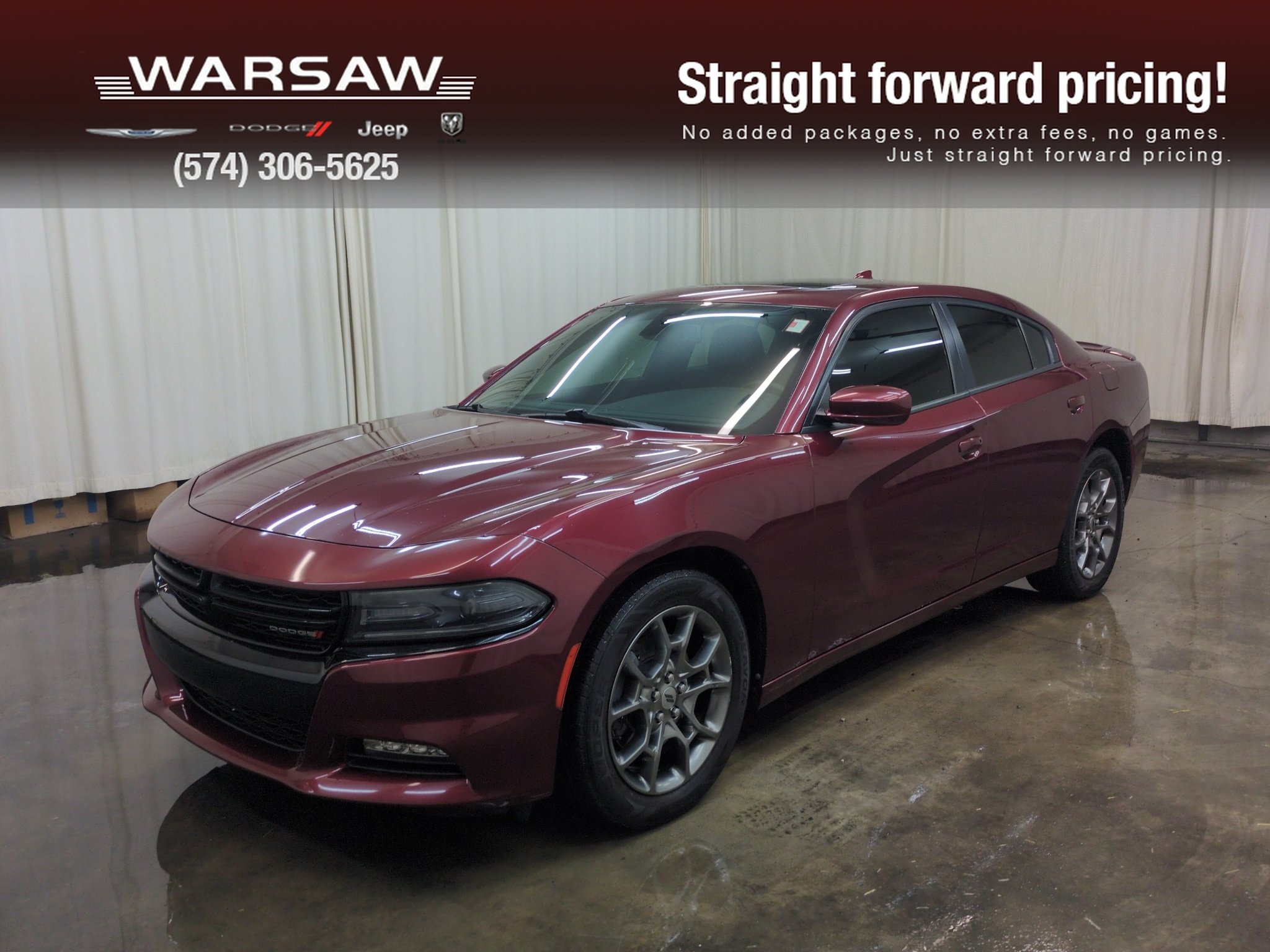 Used 2017 Octane Red Pearlcoat Dodge SXT image 1