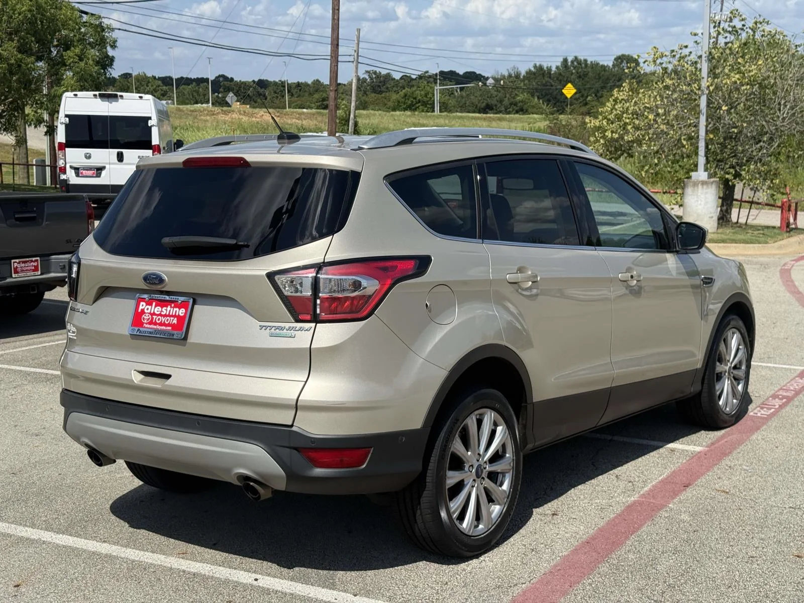 Used 2017 Ford Escape Titanium with VIN 1FMCU0JD7HUE35214 for sale in Palestine, TX