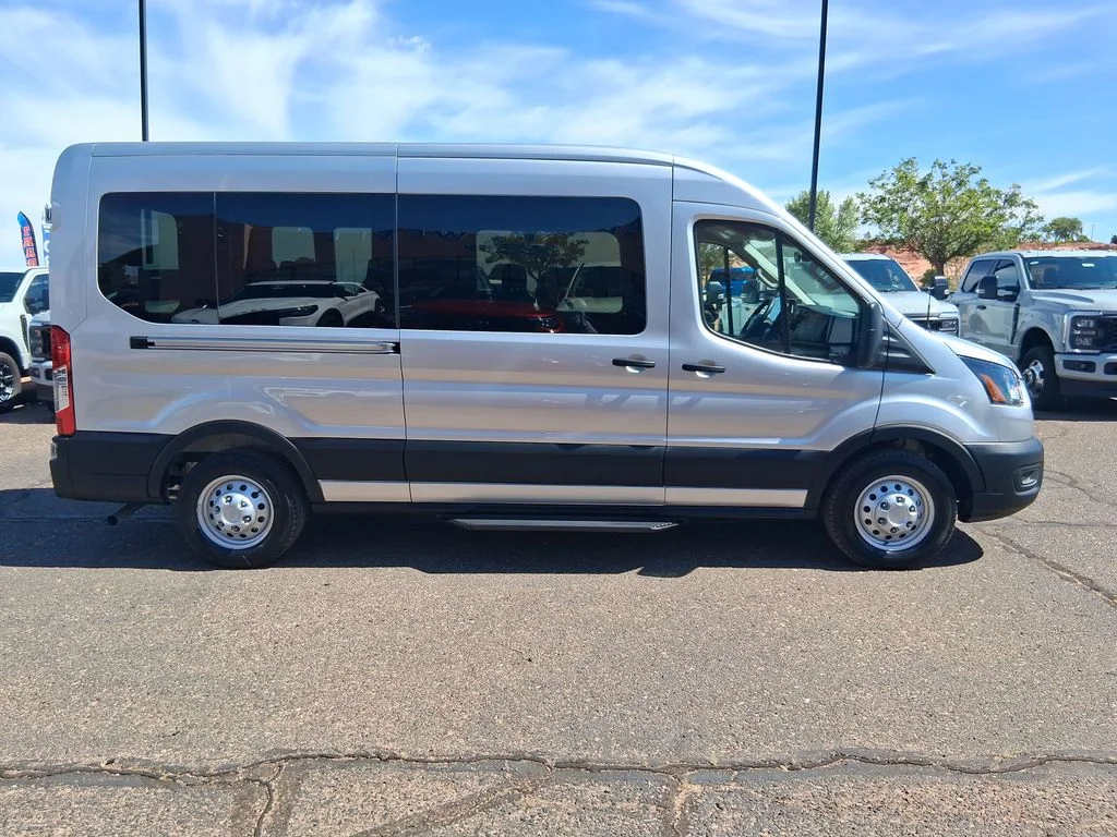 New 2026 Ingot Silver Metallic Ford Passenger Van XL image 6