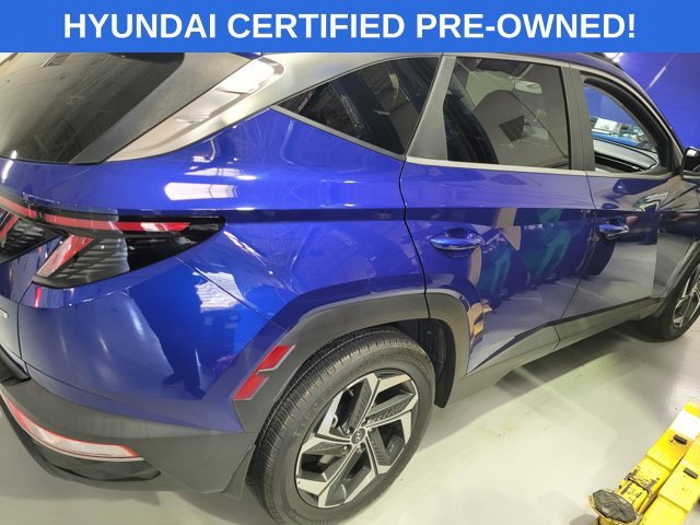 Certified Used 2022 Intense Blue Hyundai SEL image 1