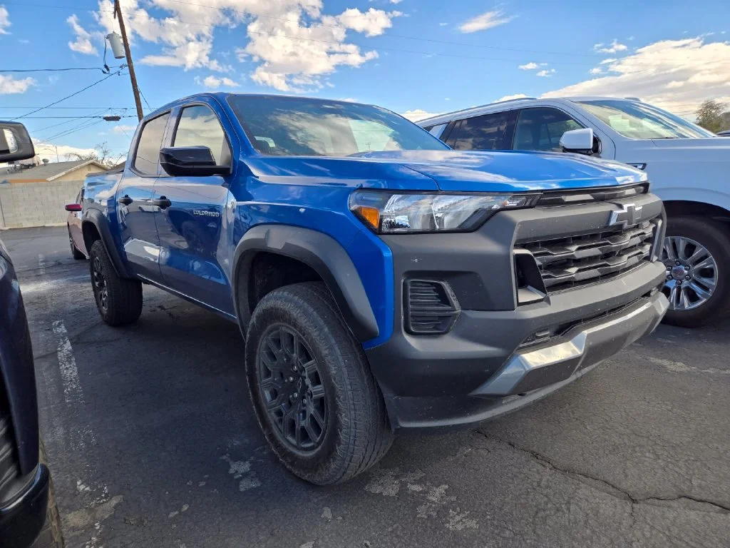Used 2024 Glacier Blue Metallic Chevrolet Trail Boss image 1