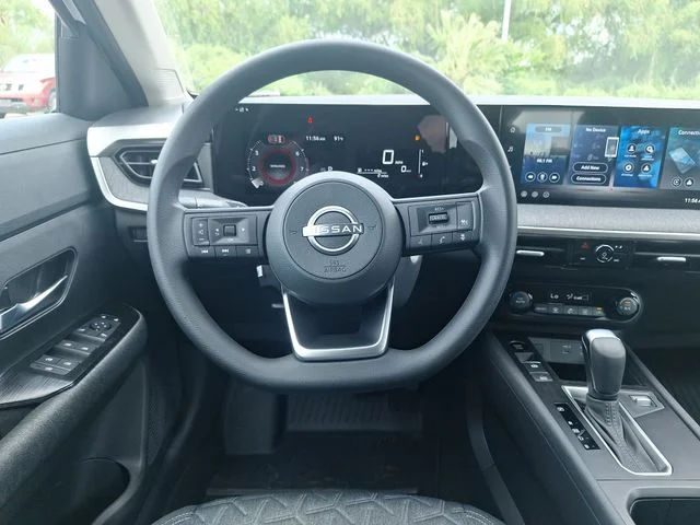 New 2026 Aspen White TriCoat / Super Black Two-tone Nissan SV image 13
