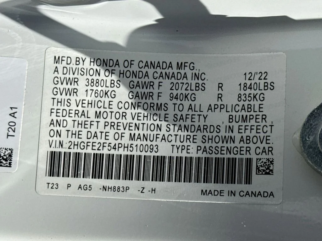 Used 2023 White Honda Sport image 37