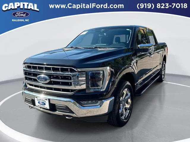 Used 2021 Black Ford Lariat image 1