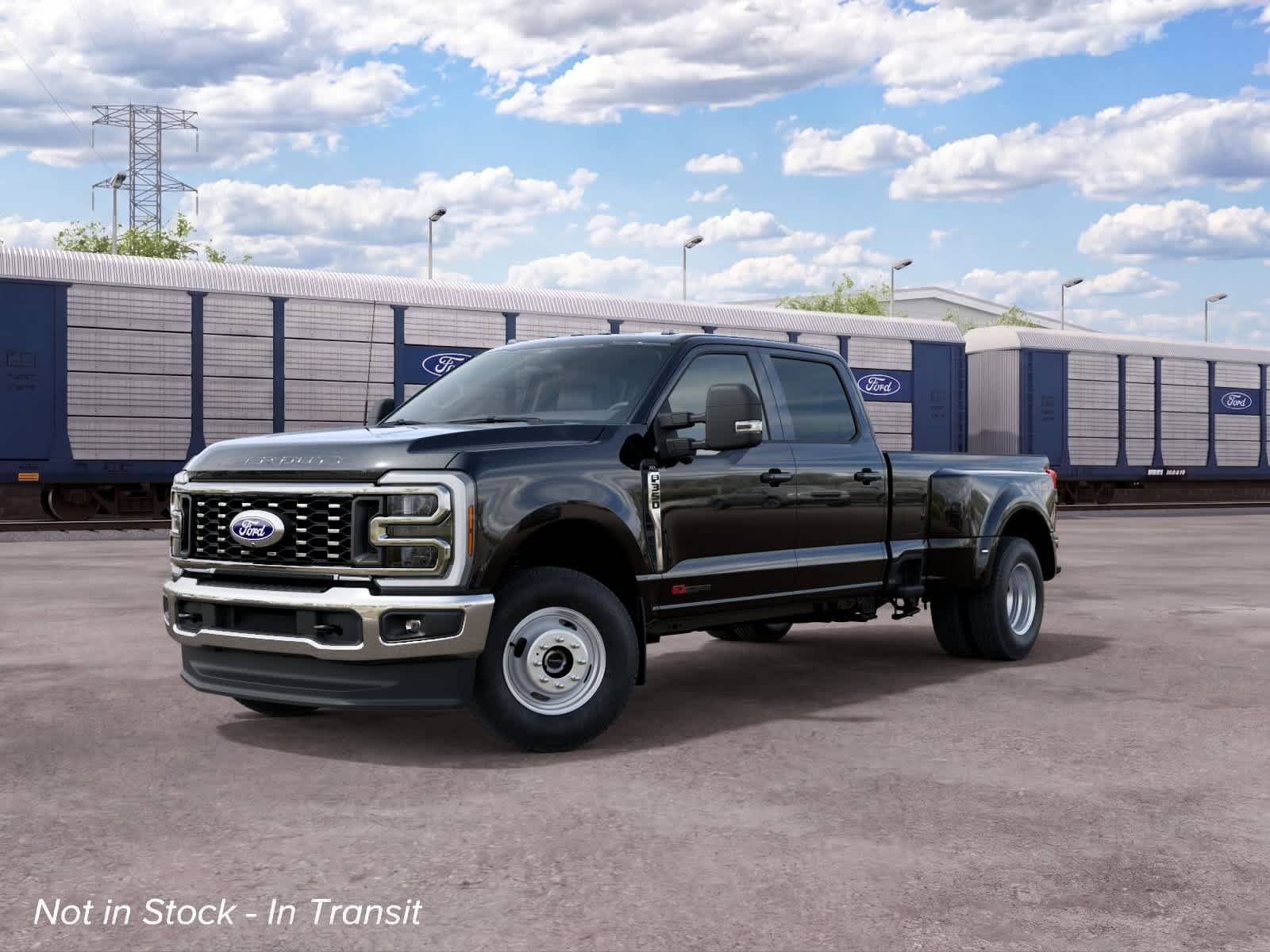 New 2027 Agate Black Metallic Ford F-350 DRW Pickup XLT image 2