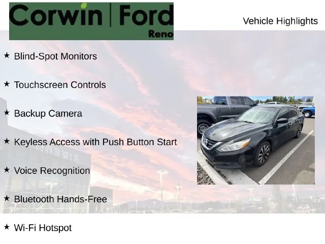 Used 2017 Super Black Clearcoat Nissan 2.5 SV image 7