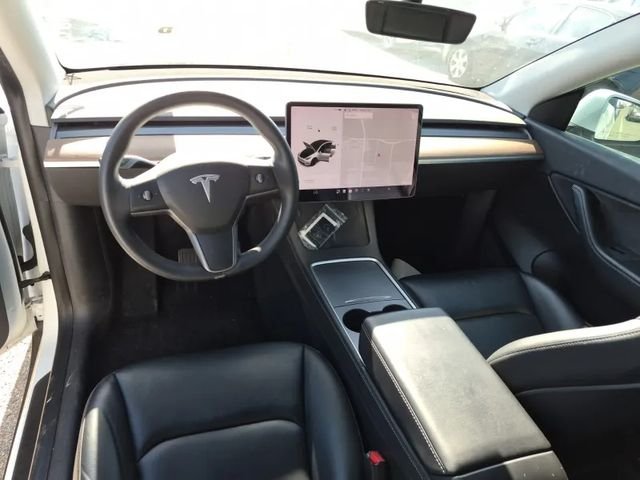 Used 2021 Pearl White Multi-Coat Tesla Long Range image 3