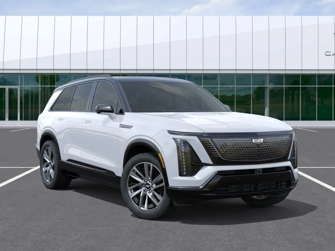 New 2027 Vibrant White Tricoat Cadillac Sport image 7