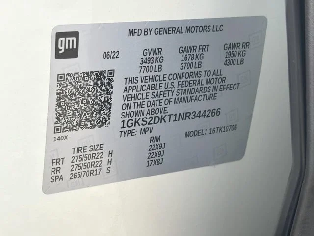Used 2022 White Frost Tricoat GMC Denali image 46