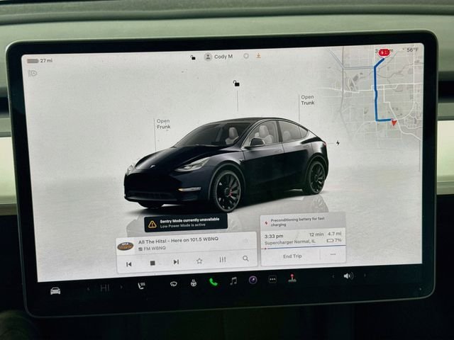 Used 2023 Solid Black Tesla Performance image 13