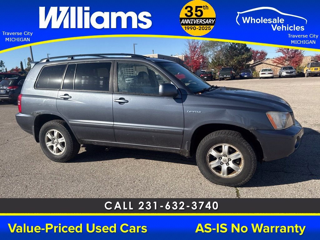Pre-Owned 2002 Toyota Highlander V6 4D Sport Utility in Traverse City # ...