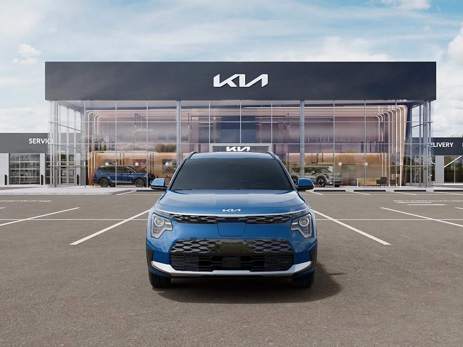 New 2026 Mineral Blue Kia WIND image 2