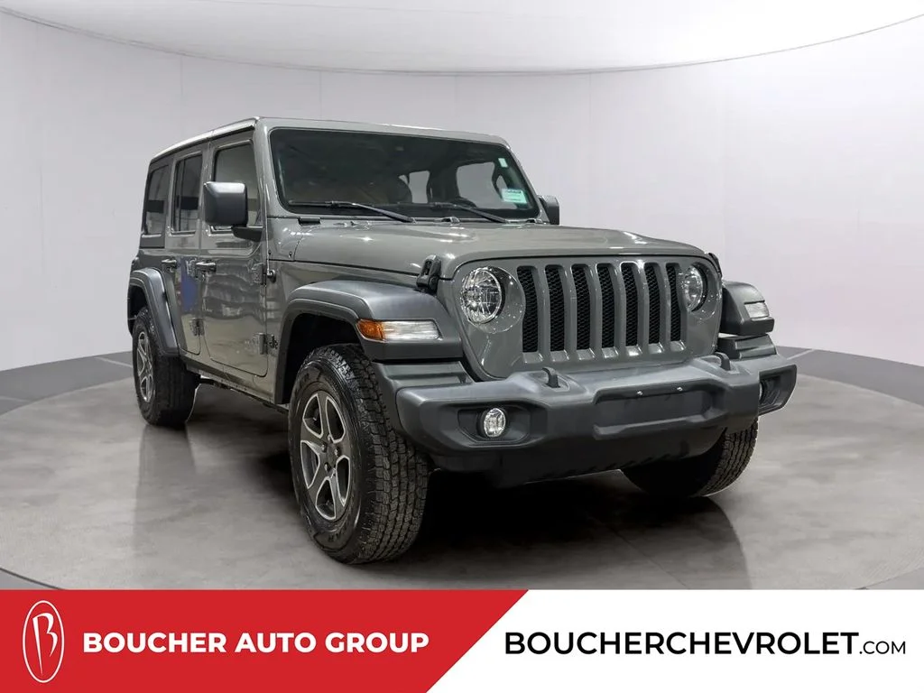 Used 2021 Sting-Gray Clearcoat Jeep Unlimited Sport S image 1