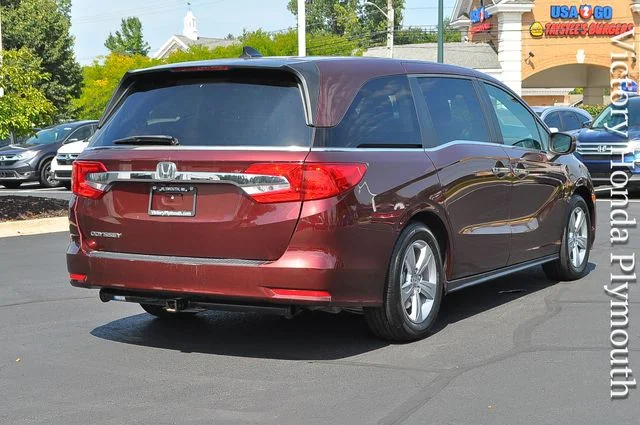Used 2019 Deep Scarlet Pearl Honda EX image 3