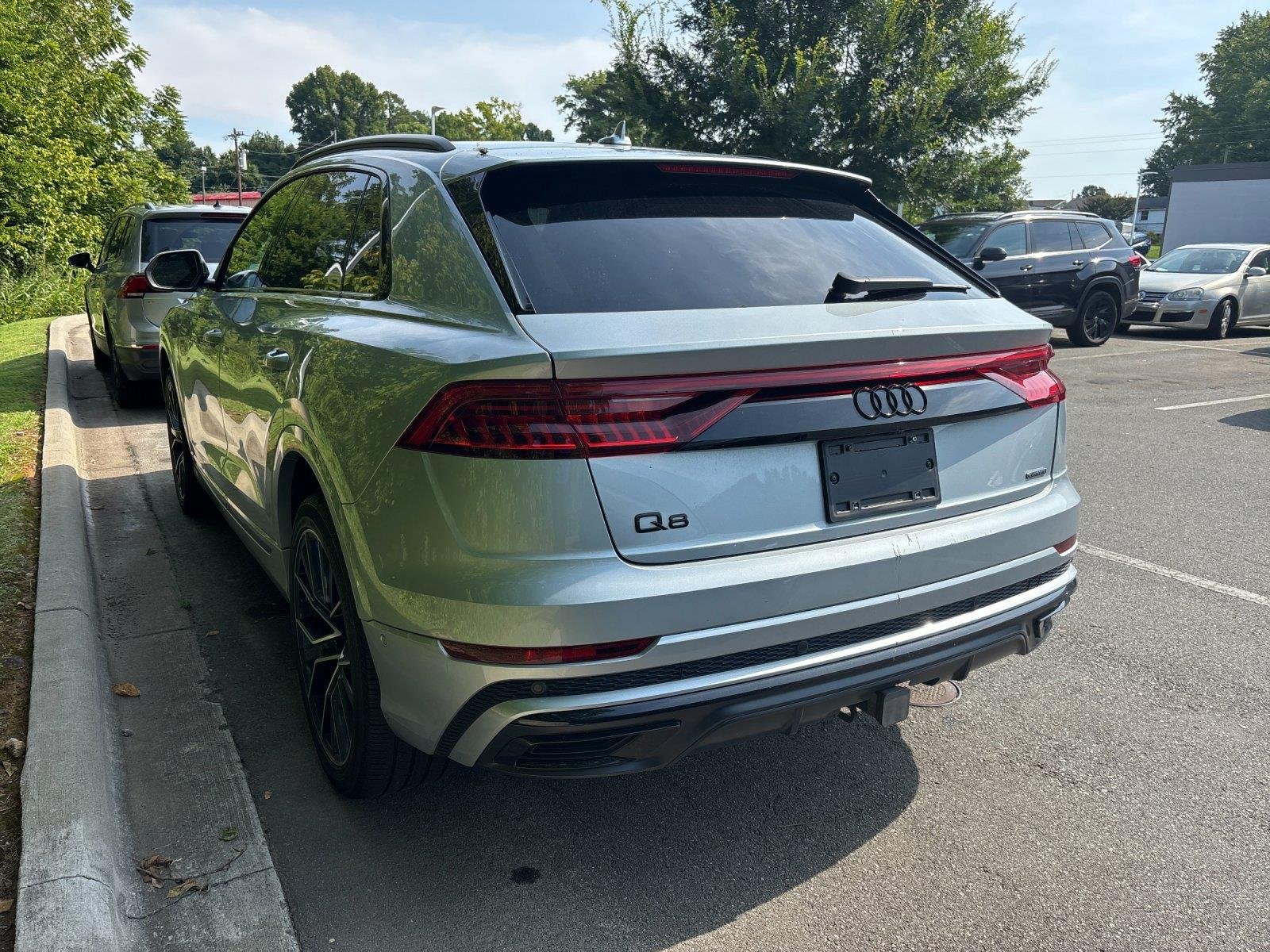 Used 2023 Satellite Silver Metallic Audi Premium Plus image 3