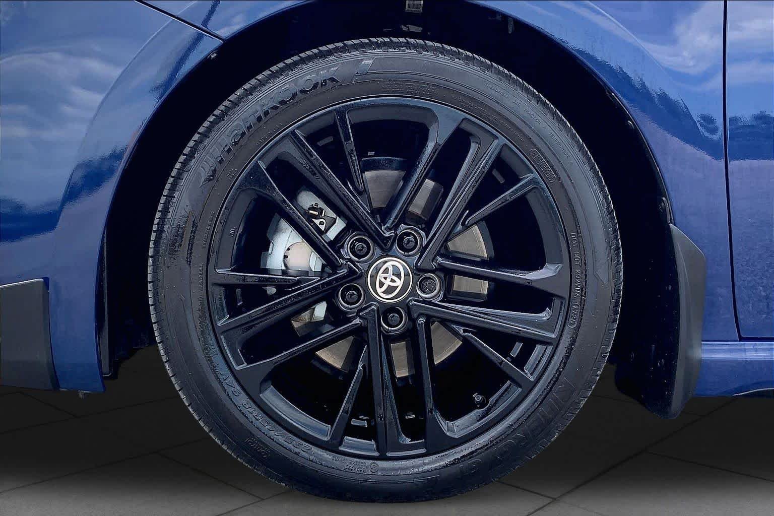 Used 2025 Reservoir Blue Toyota SE image 11