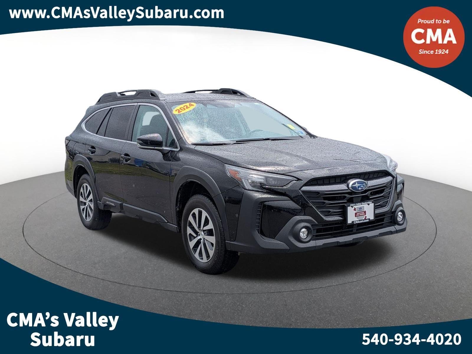 Used 2024 Crystal Black Silica Subaru Premium image 1